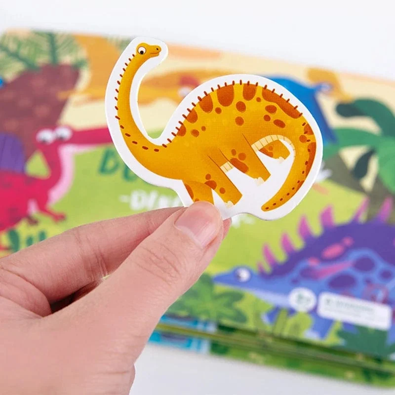 Aufkleber Montessori Ruhiges Buch Puzzles Lernspielzeug für Kinder Kinder Beschäftigt Buch Spielzeug Kognition Montessori Bildungsbücher