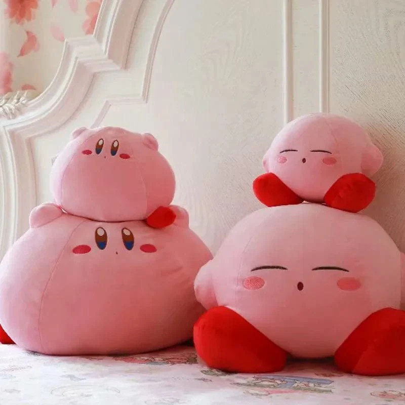 Neues Kirby-Kissen, Cartoon-Plüschpuppe, Stofftier, Peripheriegerät, Geburtstagsgeschenk für Kinder, Zuhause, Stofftier, Plüschspielzeug