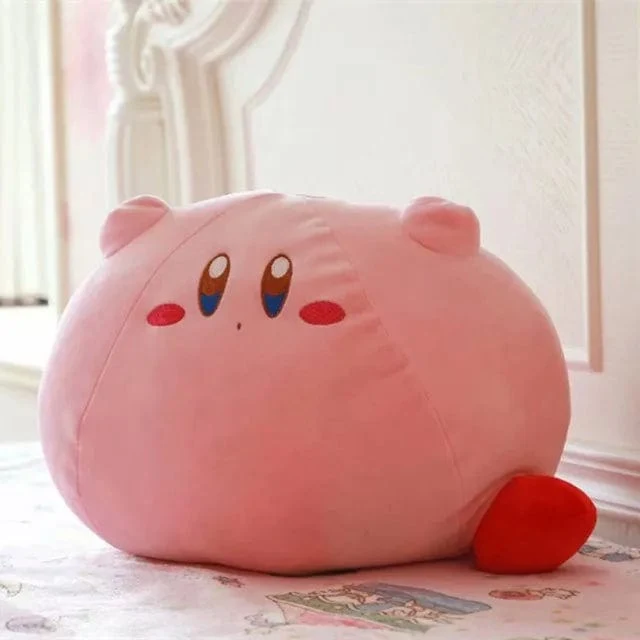 Neues Kirby-Kissen, Cartoon-Plüschpuppe, Stofftier, Peripheriegerät, Geburtstagsgeschenk für Kinder, Zuhause, Stofftier, Plüschspielzeug