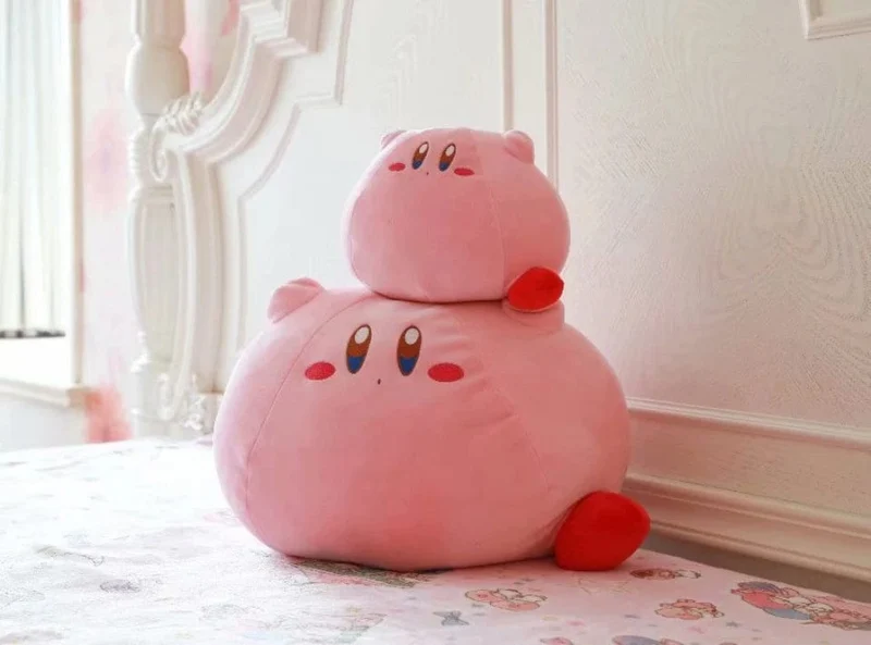 Neues Kirby-Kissen, Cartoon-Plüschpuppe, Stofftier, Peripheriegerät, Geburtstagsgeschenk für Kinder, Zuhause, Stofftier, Plüschspielzeug