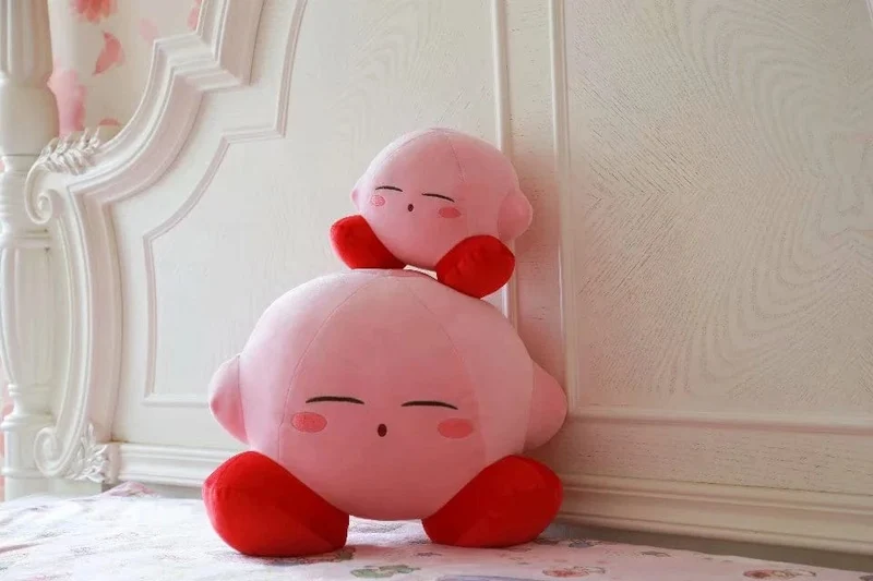 Neues Kirby-Kissen, Cartoon-Plüschpuppe, Stofftier, Peripheriegerät, Geburtstagsgeschenk für Kinder, Zuhause, Stofftier, Plüschspielzeug