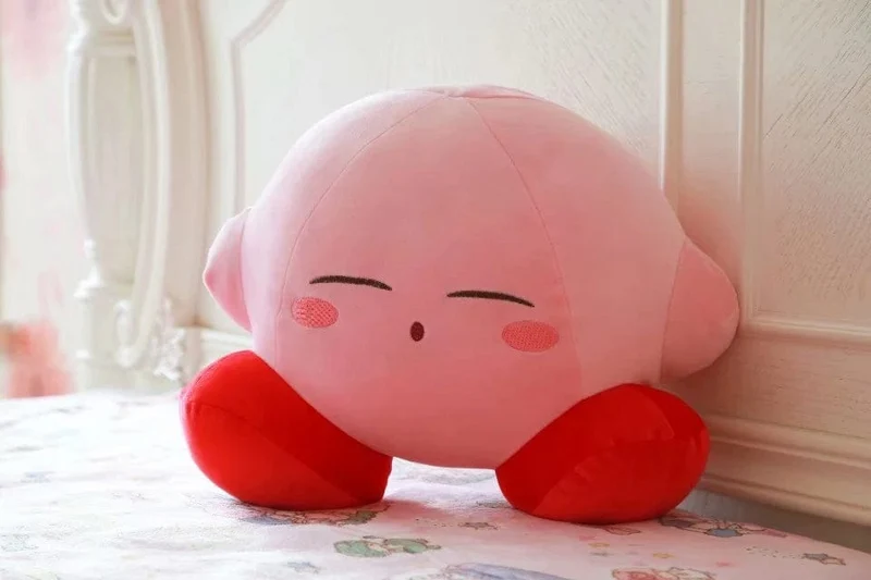 Neues Kirby-Kissen, Cartoon-Plüschpuppe, Stofftier, Peripheriegerät, Geburtstagsgeschenk für Kinder, Zuhause, Stofftier, Plüschspielzeug