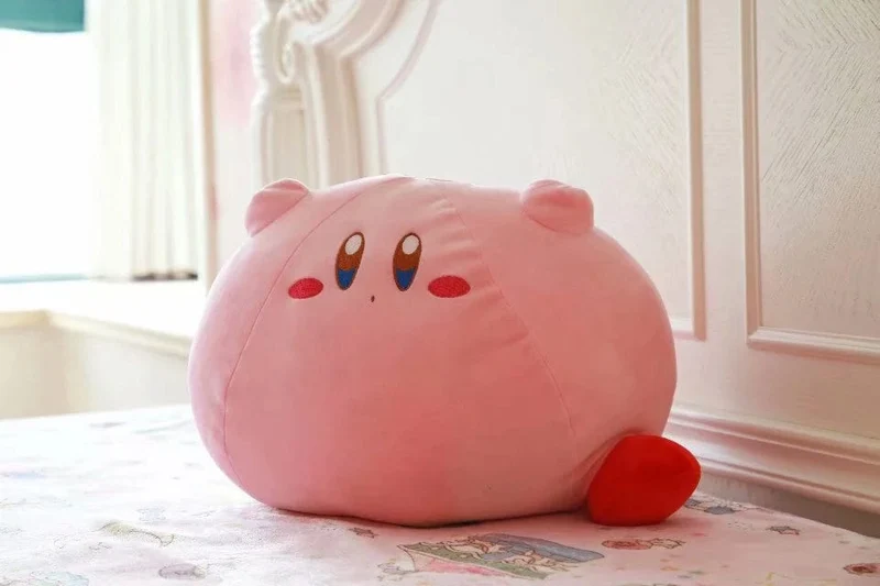 Neues Kirby-Kissen, Cartoon-Plüschpuppe, Stofftier, Peripheriegerät, Geburtstagsgeschenk für Kinder, Zuhause, Stofftier, Plüschspielzeug