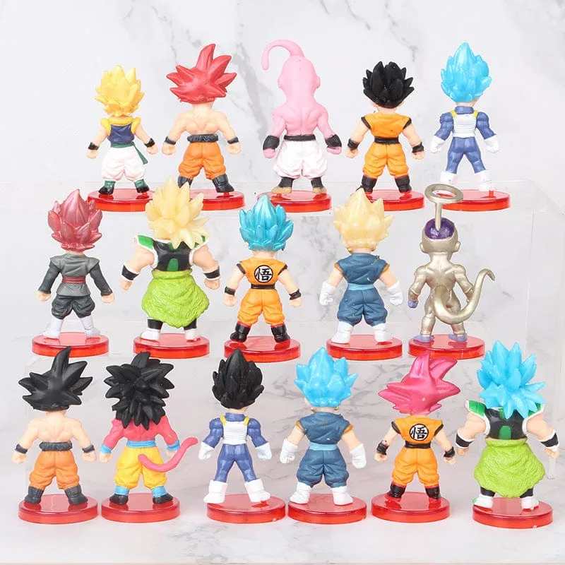 8-21-teiliges Dragon Ball Z-Set, Super Son Goku, Vegeta, Broly Buu, Actionfigur, Anime-Figuren, Ultra Instinct, Modell, Geschenk, Spielzeug
