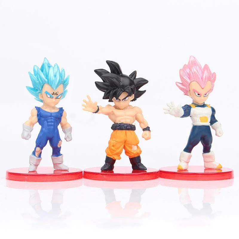 8-21-teiliges Dragon Ball Z-Set, Super Son Goku, Vegeta, Broly Buu, Actionfigur, Anime-Figuren, Ultra Instinct, Modell, Geschenk, Spielzeug