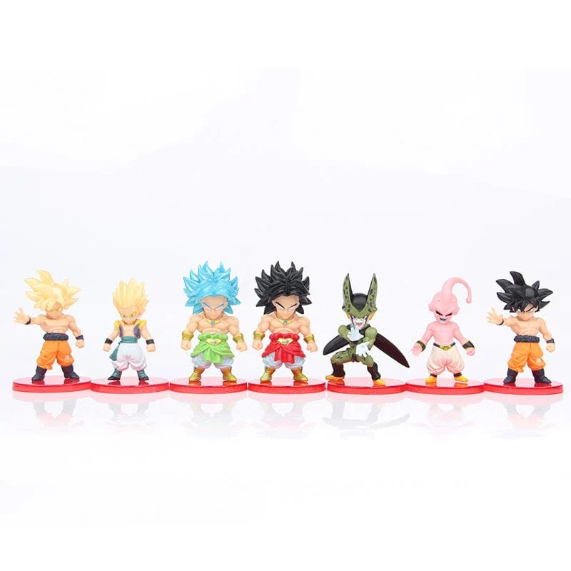 8-21-teiliges Dragon Ball Z-Set, Super Son Goku, Vegeta, Broly Buu, Actionfigur, Anime-Figuren, Ultra Instinct, Modell, Geschenk, Spielzeug