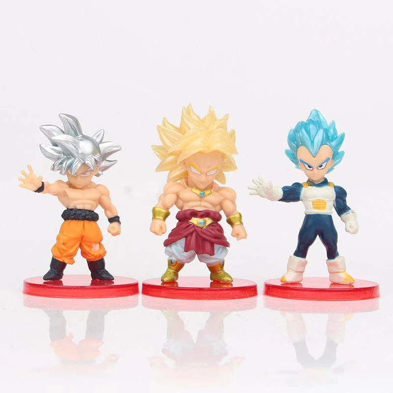 8-21-teiliges Dragon Ball Z-Set, Super Son Goku, Vegeta, Broly Buu, Actionfigur, Anime-Figuren, Ultra Instinct, Modell, Geschenk, Spielzeug