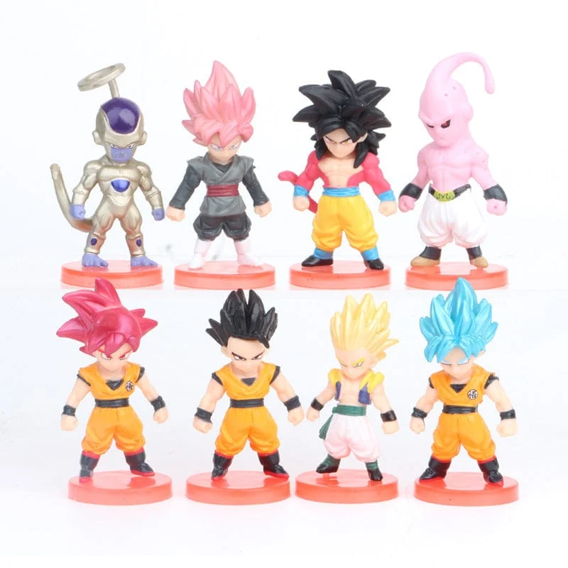 8-21-teiliges Dragon Ball Z-Set, Super Son Goku, Vegeta, Broly Buu, Actionfigur, Anime-Figuren, Ultra Instinct, Modell, Geschenk, Spielzeug