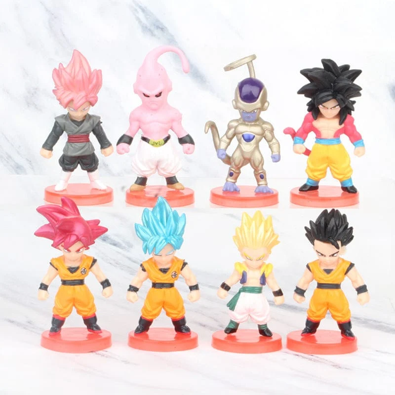 8-21-teiliges Dragon Ball Z-Set, Super Son Goku, Vegeta, Broly Buu, Actionfigur, Anime-Figuren, Ultra Instinct, Modell, Geschenk, Spielzeug