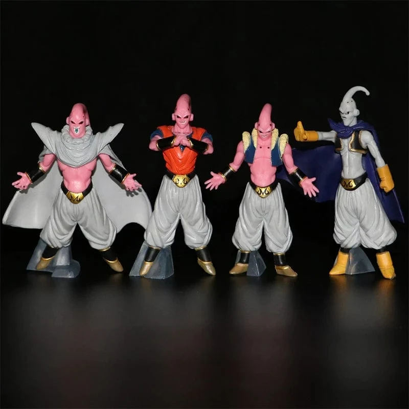 Zufällig 1 Stück Dragon Ball Z Anime Figur Majin Buu Fat Buu Actionfiguren Puppensammlung PVC Modell Spielzeug für Kinder Erwachsene Geschenke