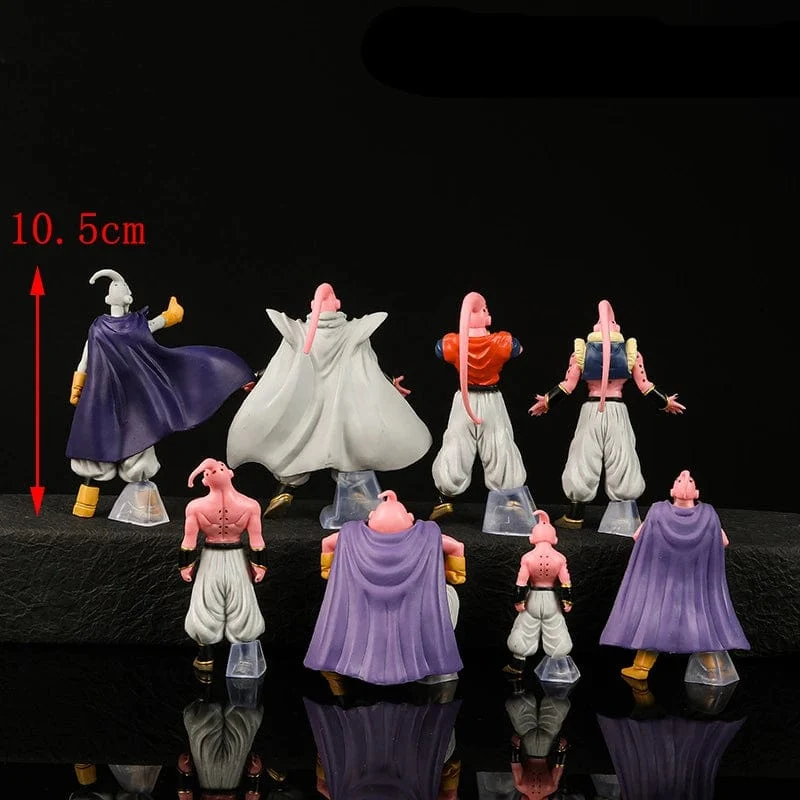 Zufällig 1 Stück Dragon Ball Z Anime Figur Majin Buu Fat Buu Actionfiguren Puppensammlung PVC Modell Spielzeug für Kinder Erwachsene Geschenke