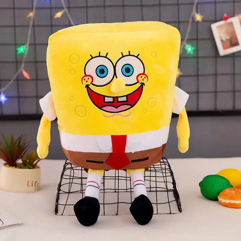 Großes süßes SpongeBob Patrick Star Plüschtier, sehr weiches Umarmungskissen, gefülltes Cartoon-Anime-Plüschtier, Kawaii-Puppe, Weihnachtsgeschenke
