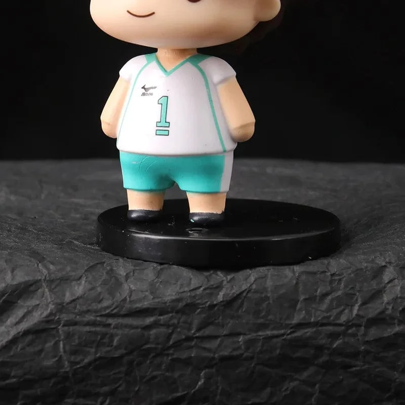 8 teile/satz Haikyuus Action Figure Spielzeug Q version Kenma Kozume Shoyo Hinata Kotaru Bokuto Yu Nishinoya Volleyball Modell Puppen