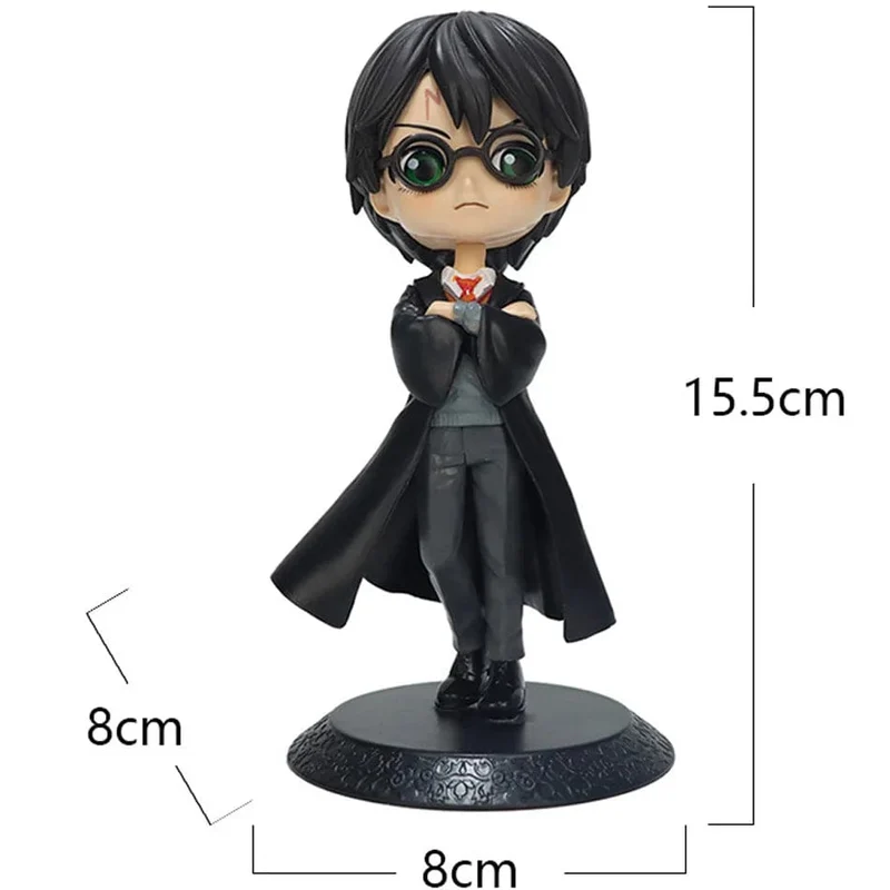 Harry Potter Q Posket Serie Version Rolle Draco Malfoy Hermine Actionfigur Anime Sammelpuppen für Kinder Weihnachtsspielzeug