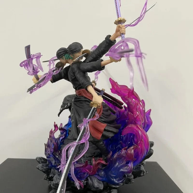 40 cm Anime One Piece Zoro Figur Wano Onigashima 9 Schwerter Stil Action Figur PVC Statue Modell Sammlerstück Dekoration Spielzeug Geschenk