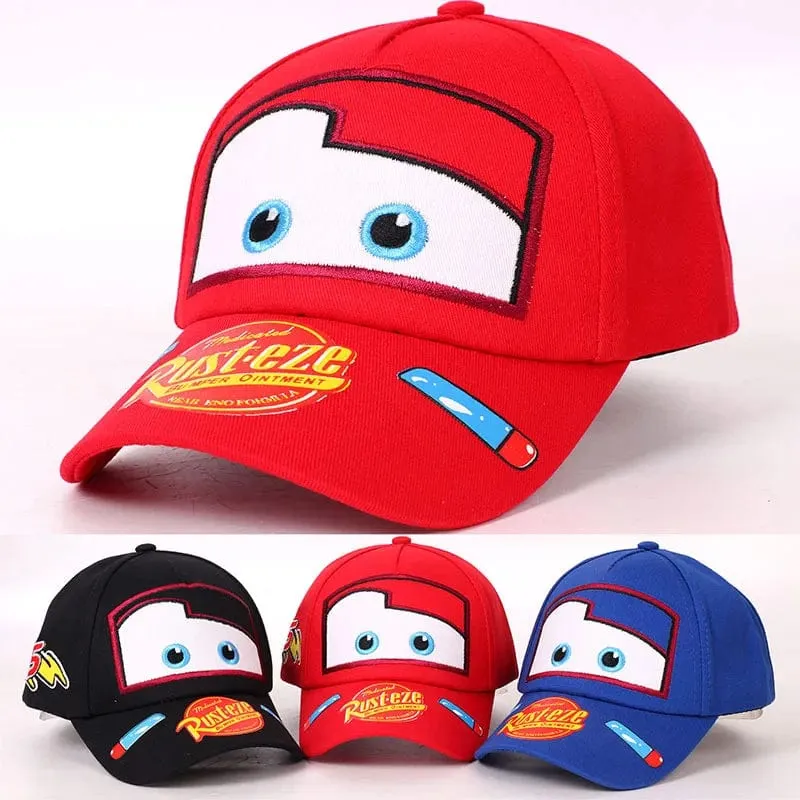 Baby Jungen Mädchen Baseball-Cap Frühling Sommer Kinder Niedlichen Hut Cartoon Pixar Cars Lightning McQueen 95 Kinder Beliebte Hip Hop Snapback