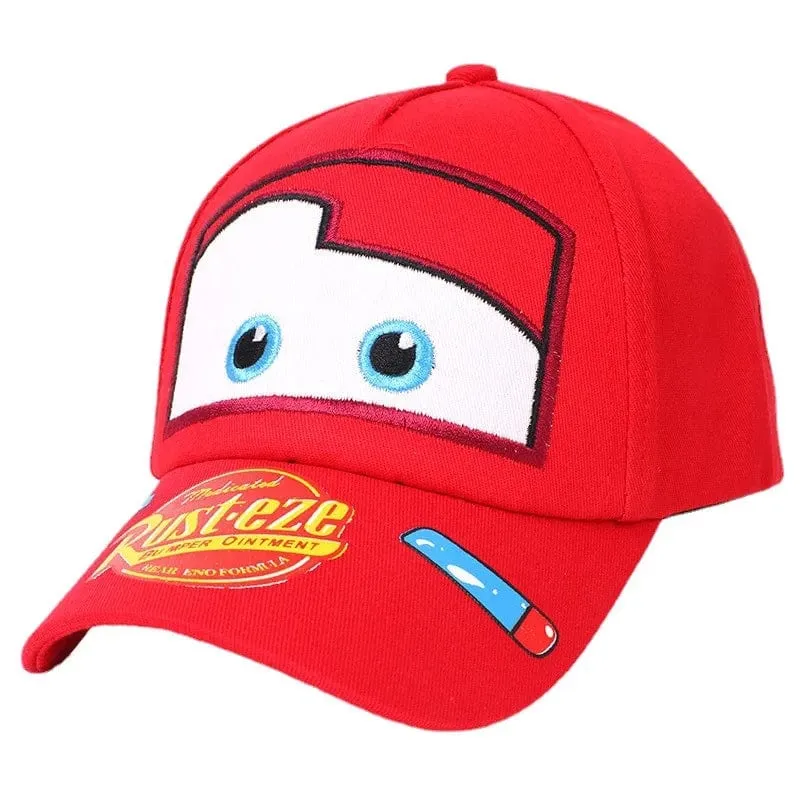 Baby Jungen Mädchen Baseball-Cap Frühling Sommer Kinder Niedlichen Hut Cartoon Pixar Cars Lightning McQueen 95 Kinder Beliebte Hip Hop Snapback
