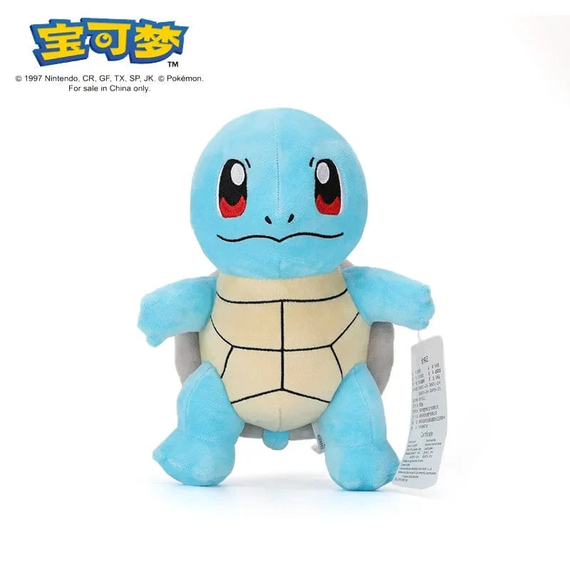 Original Pokemon Plüsch Spielzeug Pikachu Charizard Bulbasaur Jenny Schildkröte Anime Puppe Kinder Geburtstag Weihnachten Geschenk