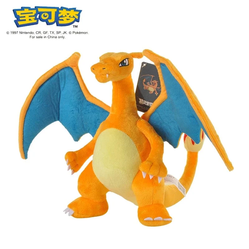 Original Pokemon Plüsch Spielzeug Pikachu Charizard Bulbasaur Jenny Schildkröte Anime Puppe Kinder Geburtstag Weihnachten Geschenk