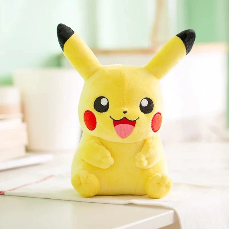 Original Pokemon Plüsch Spielzeug Pikachu Charizard Bulbasaur Jenny Schildkröte Anime Puppe Kinder Geburtstag Weihnachten Geschenk