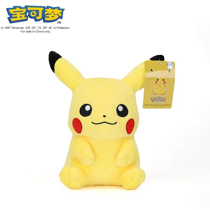 Original Pokemon Plüsch Spielzeug Pikachu Charizard Bulbasaur Jenny Schildkröte Anime Puppe Kinder Geburtstag Weihnachten Geschenk
