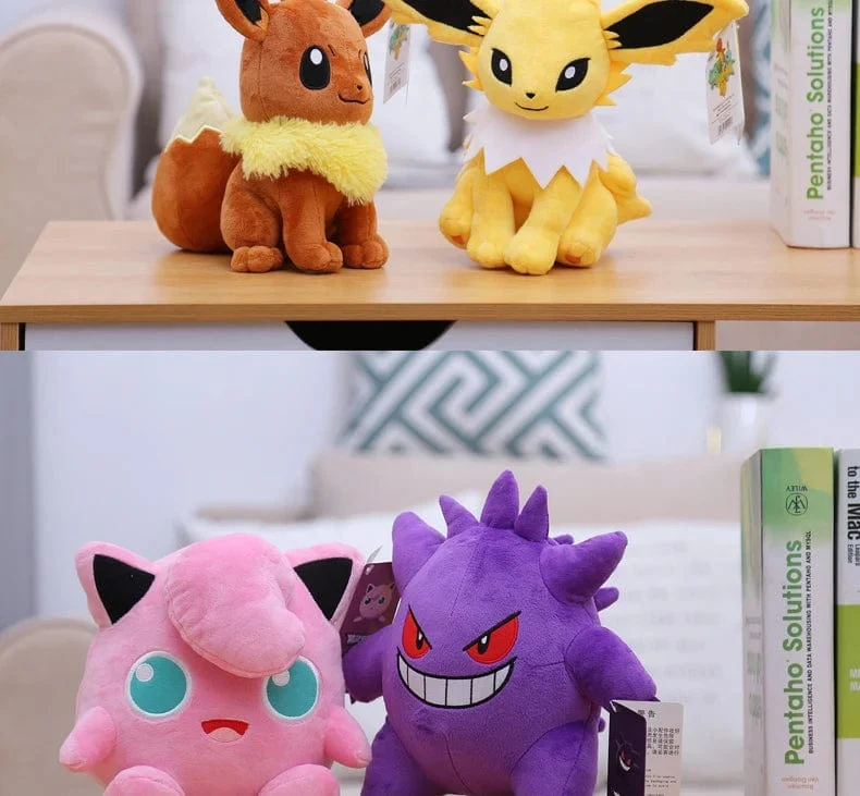Original Pokemon Plüsch Spielzeug Pikachu Charizard Bulbasaur Jenny Schildkröte Anime Puppe Kinder Geburtstag Weihnachten Geschenk