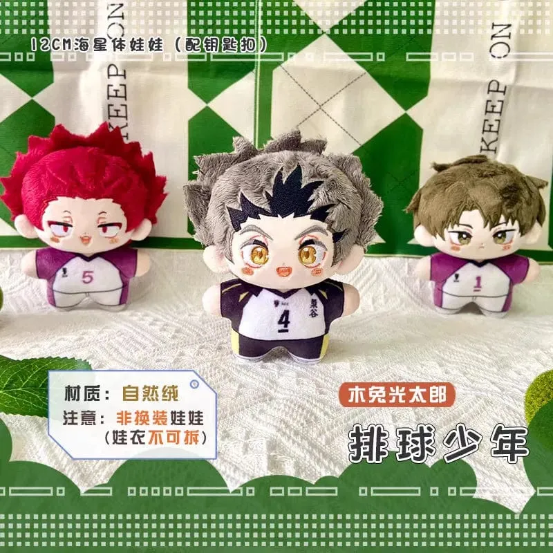 Haikyuu Volleyball Plüschpuppe Oikawa Tobio Kageyama Shoyo Hinata Kei Tsukishima Kozume Kenma Mini Stofftiere Anhänger Kinder Geschenk