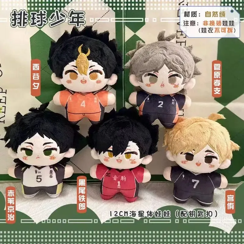 Haikyuu Volleyball Plüschpuppe Oikawa Tobio Kageyama Shoyo Hinata Kei Tsukishima Kozume Kenma Mini Stofftiere Anhänger Kinder Geschenk