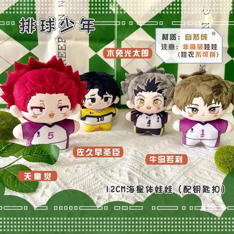 Haikyuu Volleyball Plüschpuppe Oikawa Tobio Kageyama Shoyo Hinata Kei Tsukishima Kozume Kenma Mini Stofftiere Anhänger Kinder Geschenk