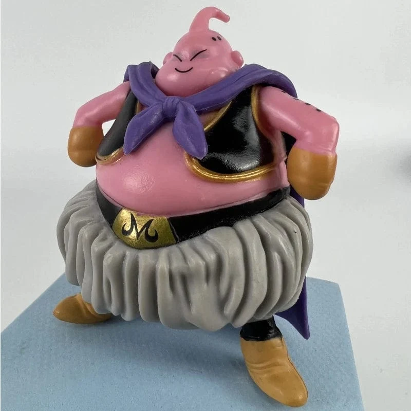 Bandai 8 cm Anime Dragon Ball Goku Buu Figur Fat Super Buu Figur PVC Action-figuren Statue Modell Puppe Sammlung Spielzeug geschenk Kind