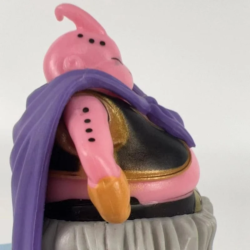 Bandai 8 cm Anime Dragon Ball Goku Buu Figur Fat Super Buu Figur PVC Action-figuren Statue Modell Puppe Sammlung Spielzeug geschenk Kind