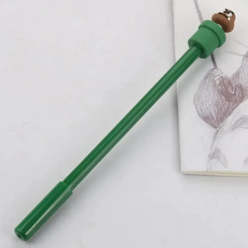 Super Mario Bros Neutralstift mit schwarzer Tinte, 0.5 mm, Gelstift, Cartoon-Design, für Schüler, Schulbedarf, Schreibwaren, Stifte, Kindergeschenk