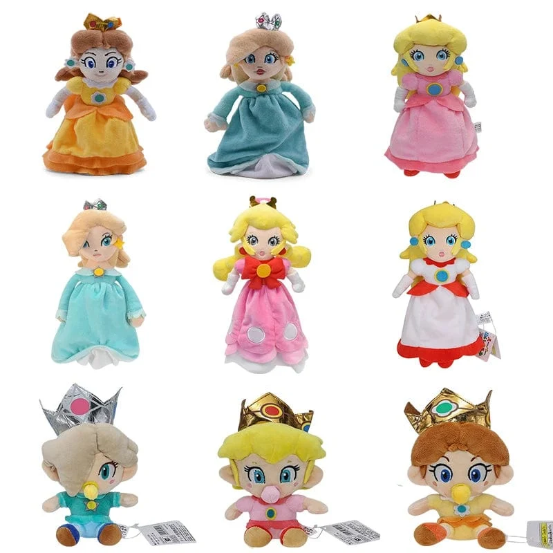 Mario Prinzessin Peach Daisy Toadette Rosalina Pauline Baby Prinzessin Spielzeug Mario Plüsch Stofftier Puppe Geburtstagsgeschenke