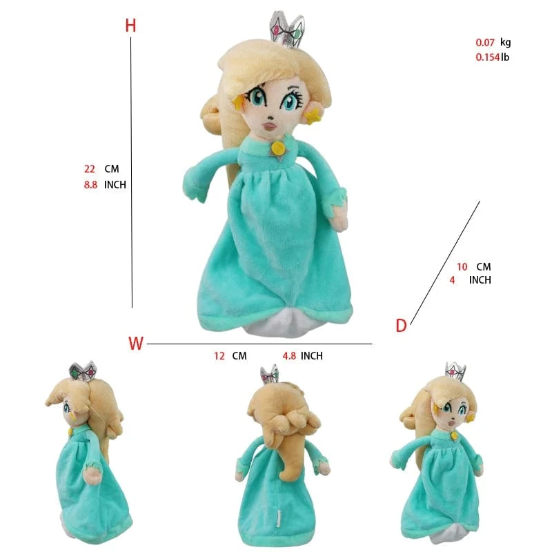 Mario Prinzessin Peach Daisy Toadette Rosalina Pauline Baby Prinzessin Spielzeug Mario Plüsch Stofftier Puppe Geburtstagsgeschenke
