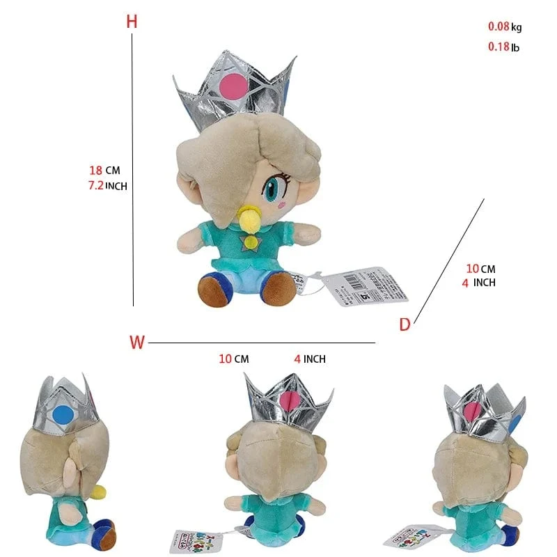 Mario Prinzessin Peach Daisy Toadette Rosalina Pauline Baby Prinzessin Spielzeug Mario Plüsch Stofftier Puppe Geburtstagsgeschenke