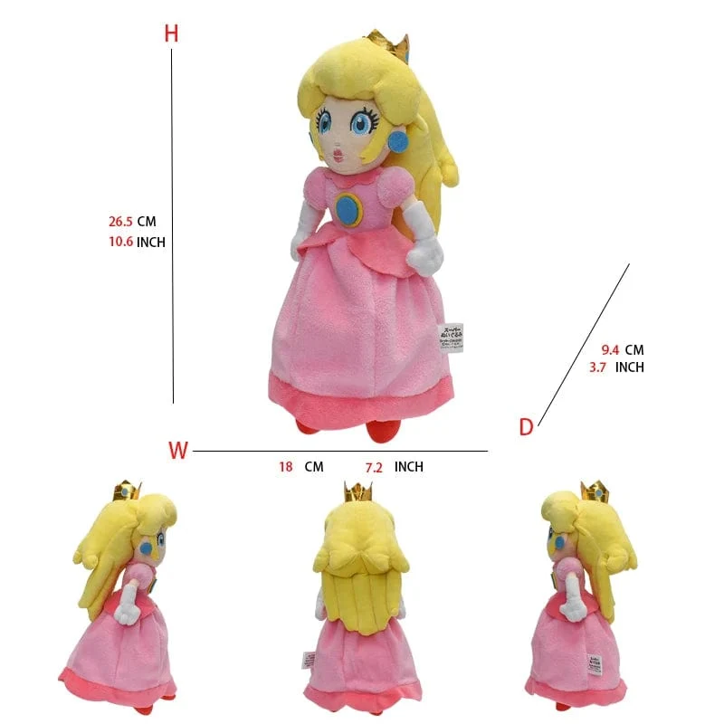 Mario Prinzessin Peach Daisy Toadette Rosalina Pauline Baby Prinzessin Spielzeug Mario Plüsch Stofftier Puppe Geburtstagsgeschenke