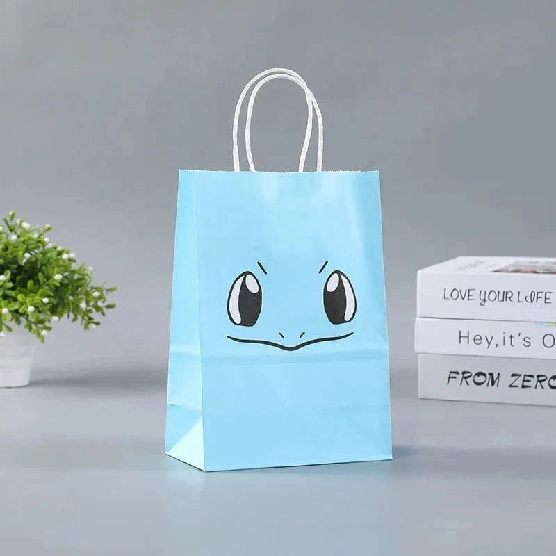 12 Teile/satz Neue Pokemon Pikachu Party Supplies Geschenk Tasche flache tasche Kinder Cartoon Thema Glücklich Geburtstag Candy Tasche Spielzeug Liefert