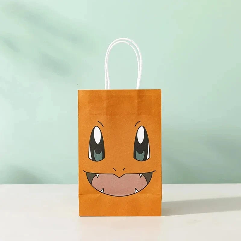 12 Teile/satz Neue Pokemon Pikachu Party Supplies Geschenk Tasche flache tasche Kinder Cartoon Thema Glücklich Geburtstag Candy Tasche Spielzeug Liefert