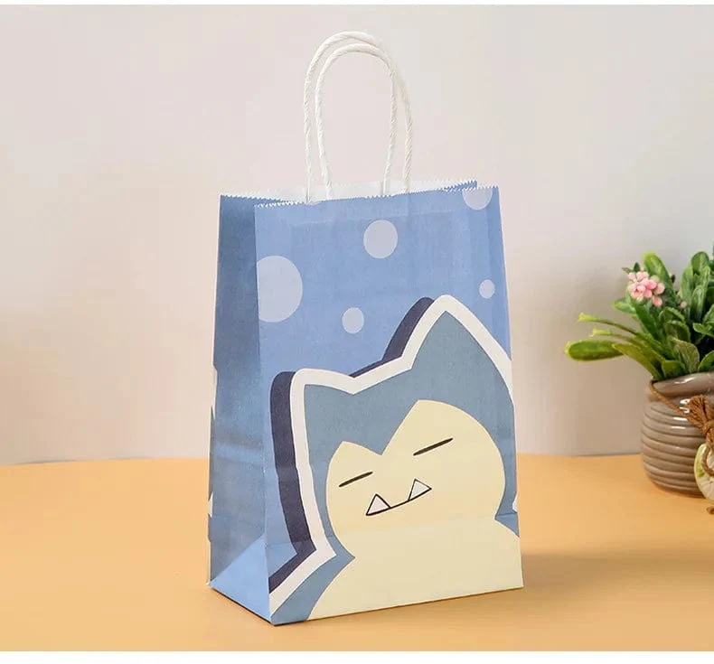 12 Teile/satz Neue Pokemon Pikachu Party Supplies Geschenk Tasche flache tasche Kinder Cartoon Thema Glücklich Geburtstag Candy Tasche Spielzeug Liefert
