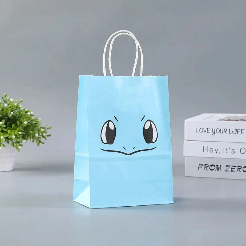 12 Teile/satz Neue Pokemon Pikachu Party Supplies Geschenk Tasche flache tasche Kinder Cartoon Thema Glücklich Geburtstag Candy Tasche Spielzeug Liefert