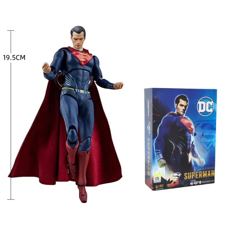 DC Originals Justice League Figur Superman Batman Wonder Woman Aquaman Mera Anime Figuren Sammlermodelle Spielzeug Geschenk