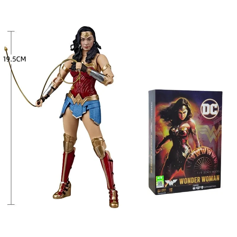 DC Originals Justice League Figur Superman Batman Wonder Woman Aquaman Mera Anime Figuren Sammlermodelle Spielzeug Geschenk