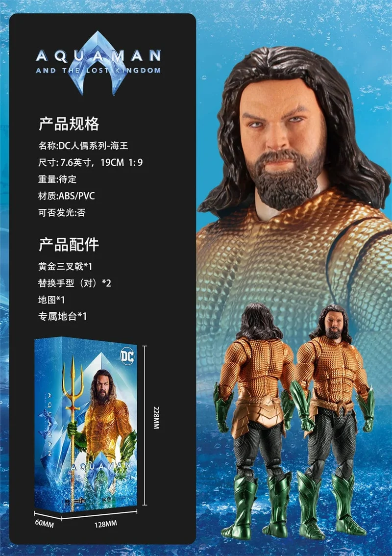 DC Originals Justice League Figur Superman Batman Wonder Woman Aquaman Mera Anime Figuren Sammlermodelle Spielzeug Geschenk