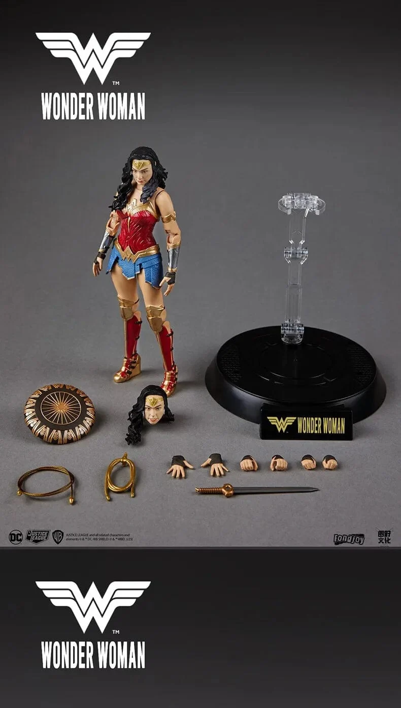 DC Originals Justice League Figur Superman Batman Wonder Woman Aquaman Mera Anime Figuren Sammlermodelle Spielzeug Geschenk