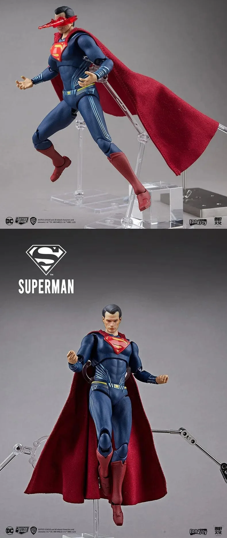 DC Originals Justice League Figur Superman Batman Wonder Woman Aquaman Mera Anime Figuren Sammlermodelle Spielzeug Geschenk