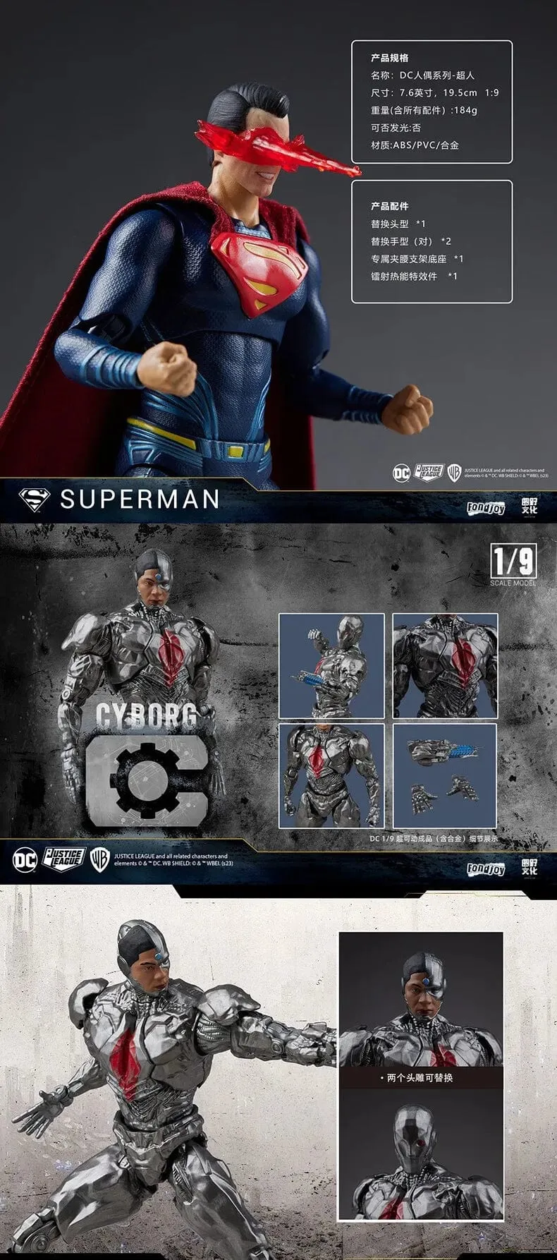 DC Originals Justice League Figur Superman Batman Wonder Woman Aquaman Mera Anime Figuren Sammlermodelle Spielzeug Geschenk