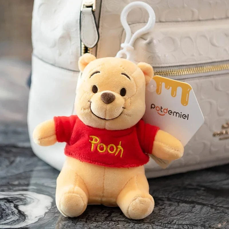 Original Disney Toy Story Stich Kawaii Winnie Lotso Plüsch Puppe Cartoon Gefüllte Anime Keychain Anhänger Band Spielzeug Geschenk Für Kinder