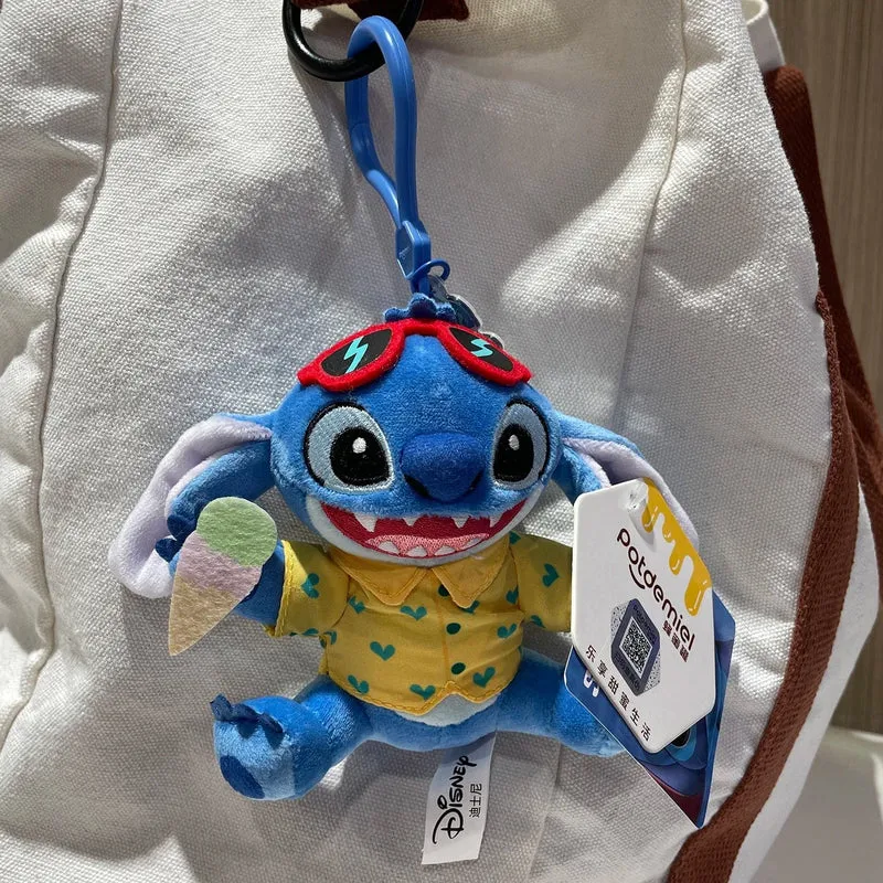 Original Disney Toy Story Stich Kawaii Winnie Lotso Plüsch Puppe Cartoon Gefüllte Anime Keychain Anhänger Band Spielzeug Geschenk Für Kinder