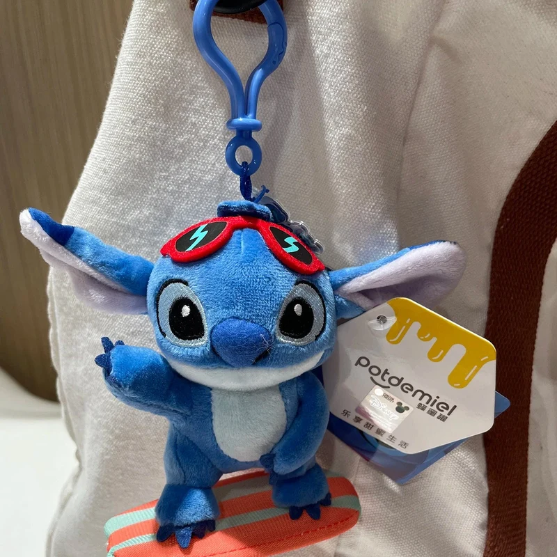 Original Disney Toy Story Stich Kawaii Winnie Lotso Plüsch Puppe Cartoon Gefüllte Anime Keychain Anhänger Band Spielzeug Geschenk Für Kinder