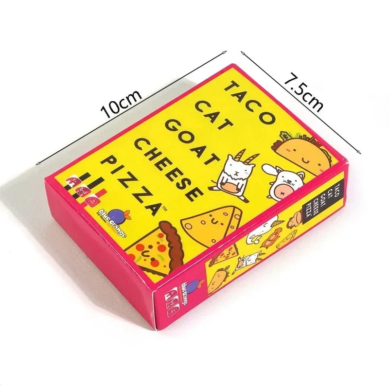 TC Cat Goat Chee Piza Spielkarten Weihnachtsmann Kekse Elfe Süßigkeiten Brettspiel Lustige Spiele für Paare 2-8 Personen Freunde Partyspiele